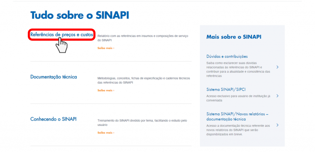 APRENDA A UTILIZAR A SINAPI! 