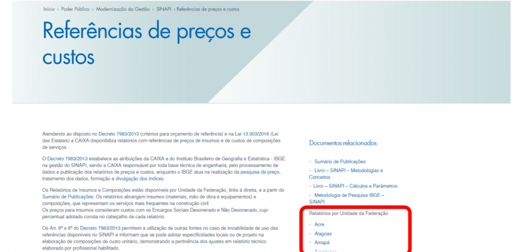 Como utilizar o SINAPI em orçamento na construção civil?